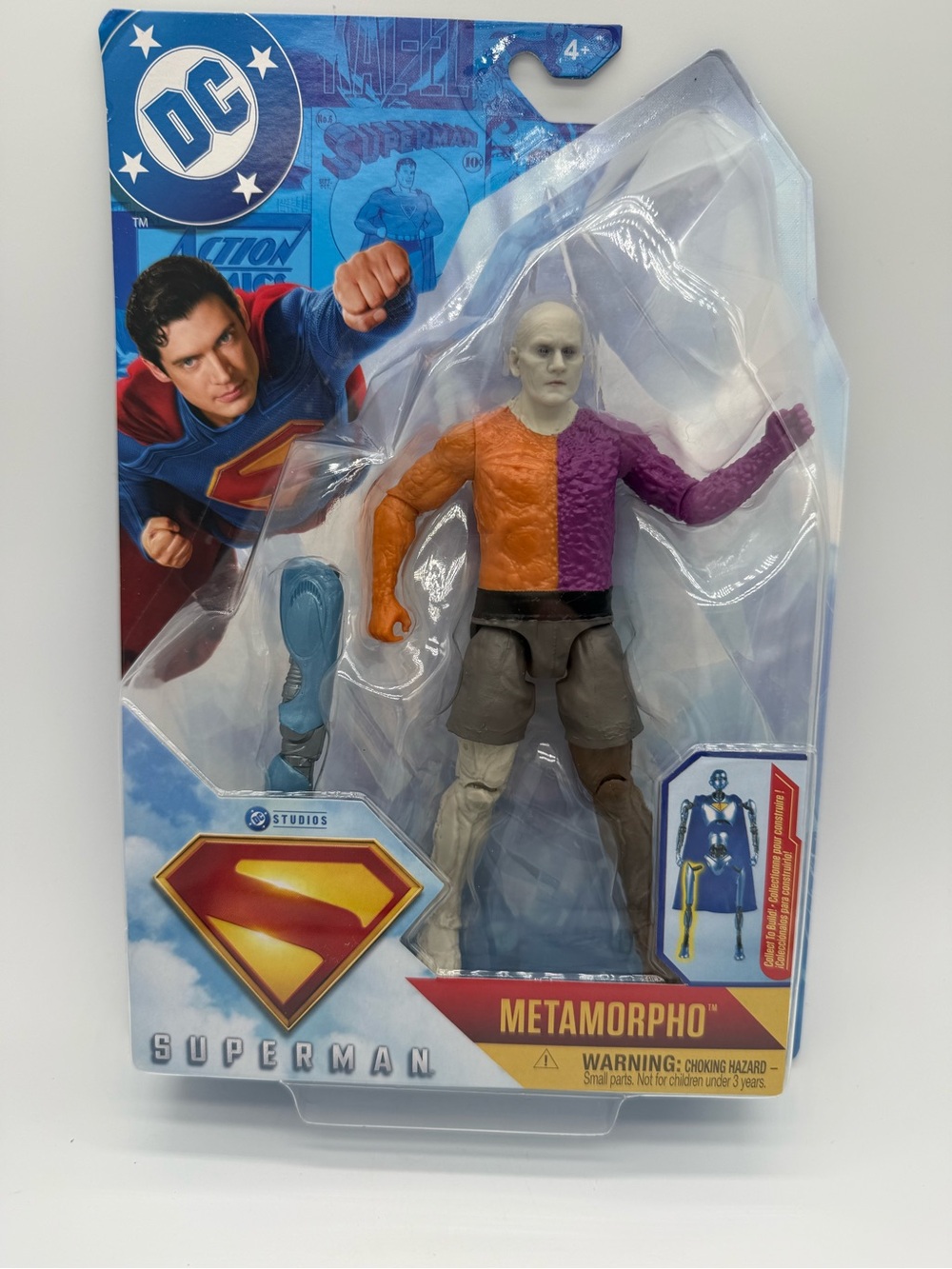 DC Comics Superman Metamorpho 6" Toy Action Figure Spin Master w Leg Build Piece